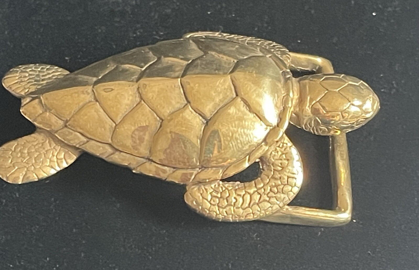 Rare Vintage L P Reid Spectacular Bronze Sculpted Sea Turtle Belt Buckle Rare Vintage L P Reid Spectacular Bronze Sculpted Sea Turtle Belt Buckle