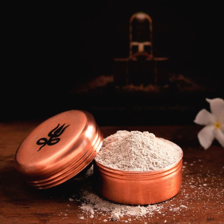 ISHA life Copper Vibhuti Box (Small) - Trishul