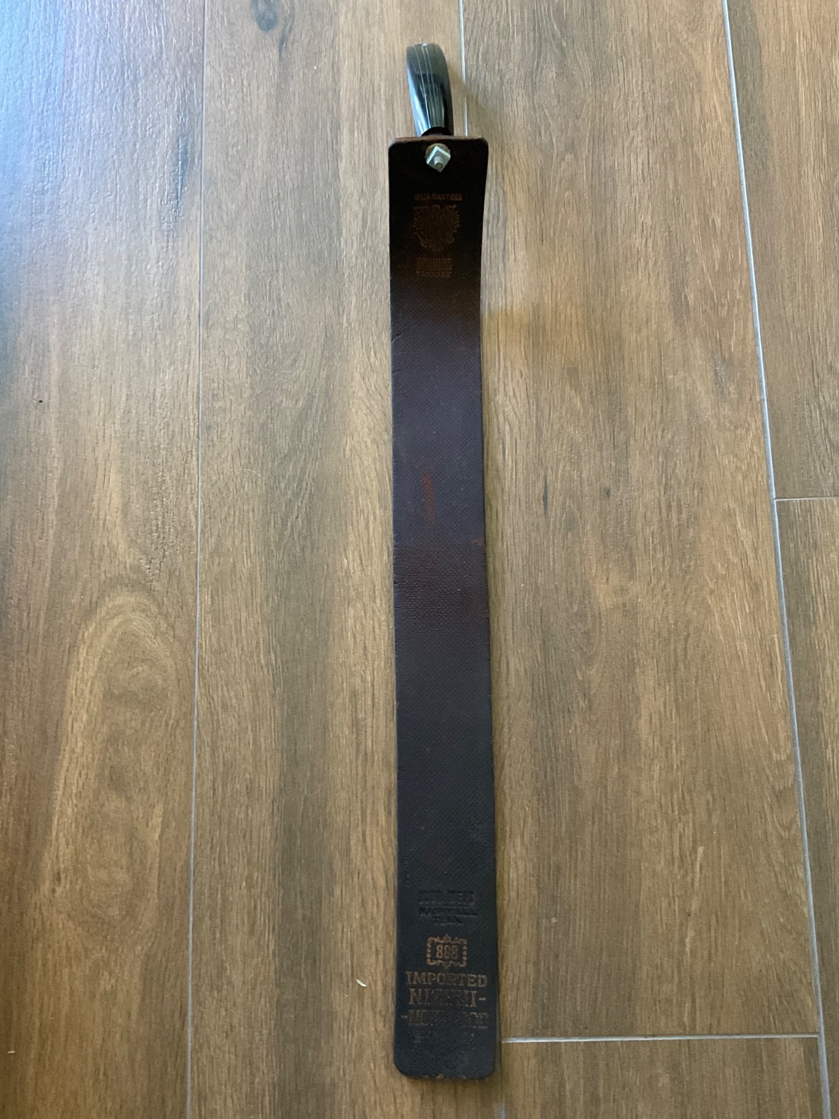Vintage Straight Razor Strop Strap Barber Shop Brown Leather Vintage Straight Razor Strop Strap Barber Shop Brown Leather