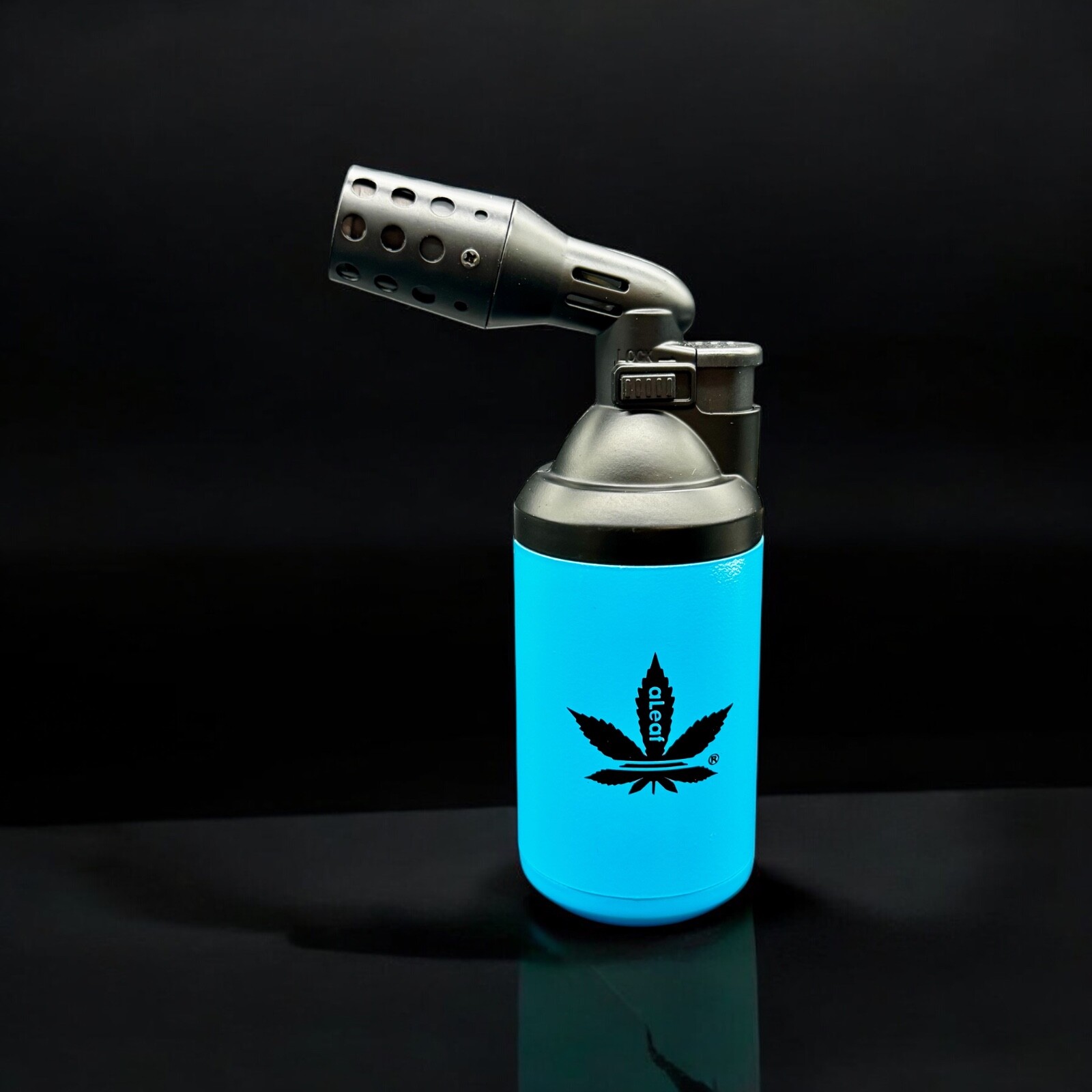 aLeaf 5” Supernova Blow Torch – Turbo Flame Refillable Butane Lighter Multi-Colo