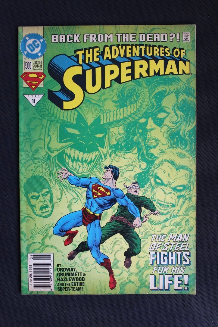1993 DC COMICS THE ADVENTURES OF SUPERMAN #500