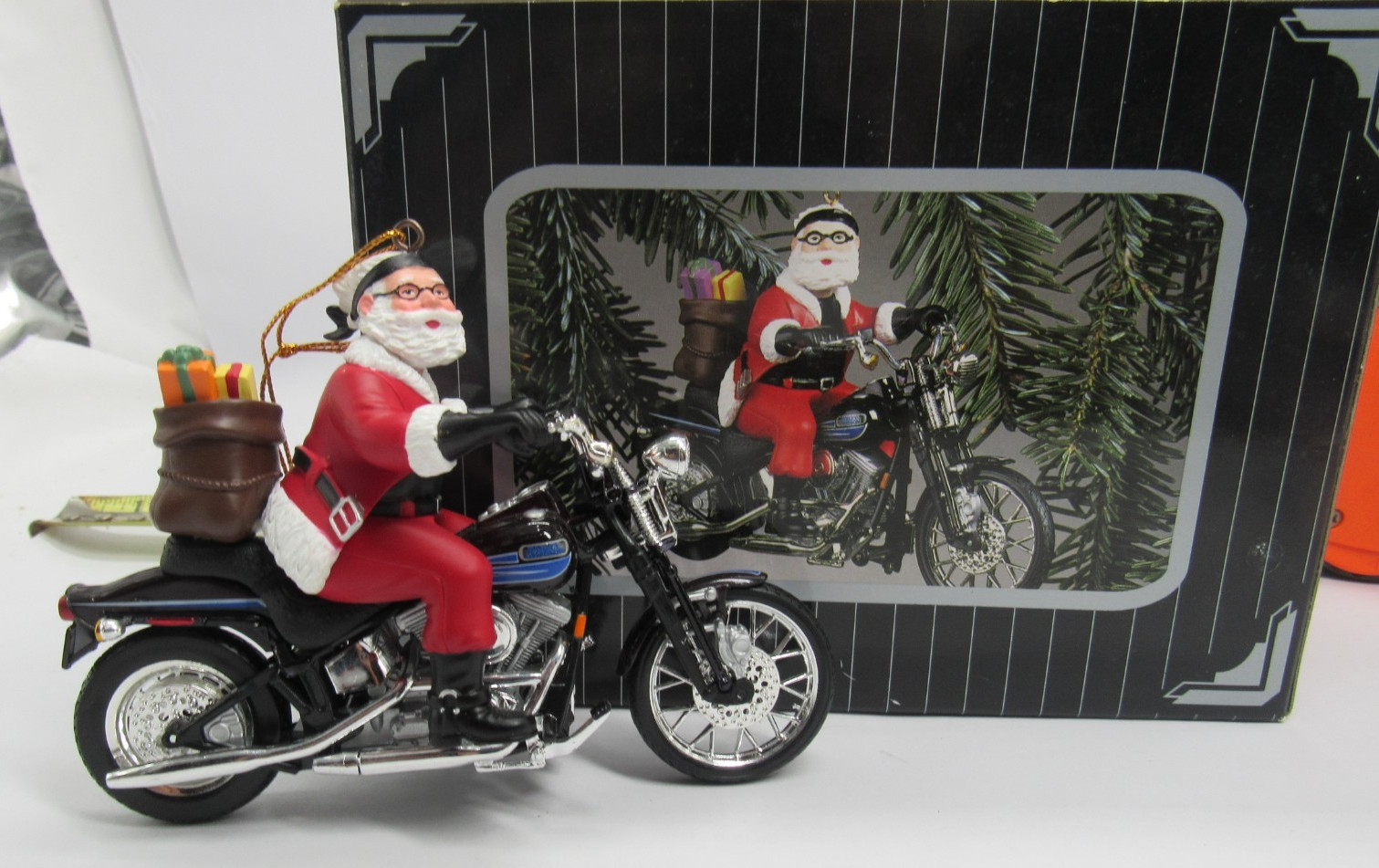 1999 Harley Davidson Santa Motorcycle Leader of the Pack Ornament Cavanagh 1999 Harley Davidson Santa Motorcycle Leader of the Pack Ornament Cavanagh
