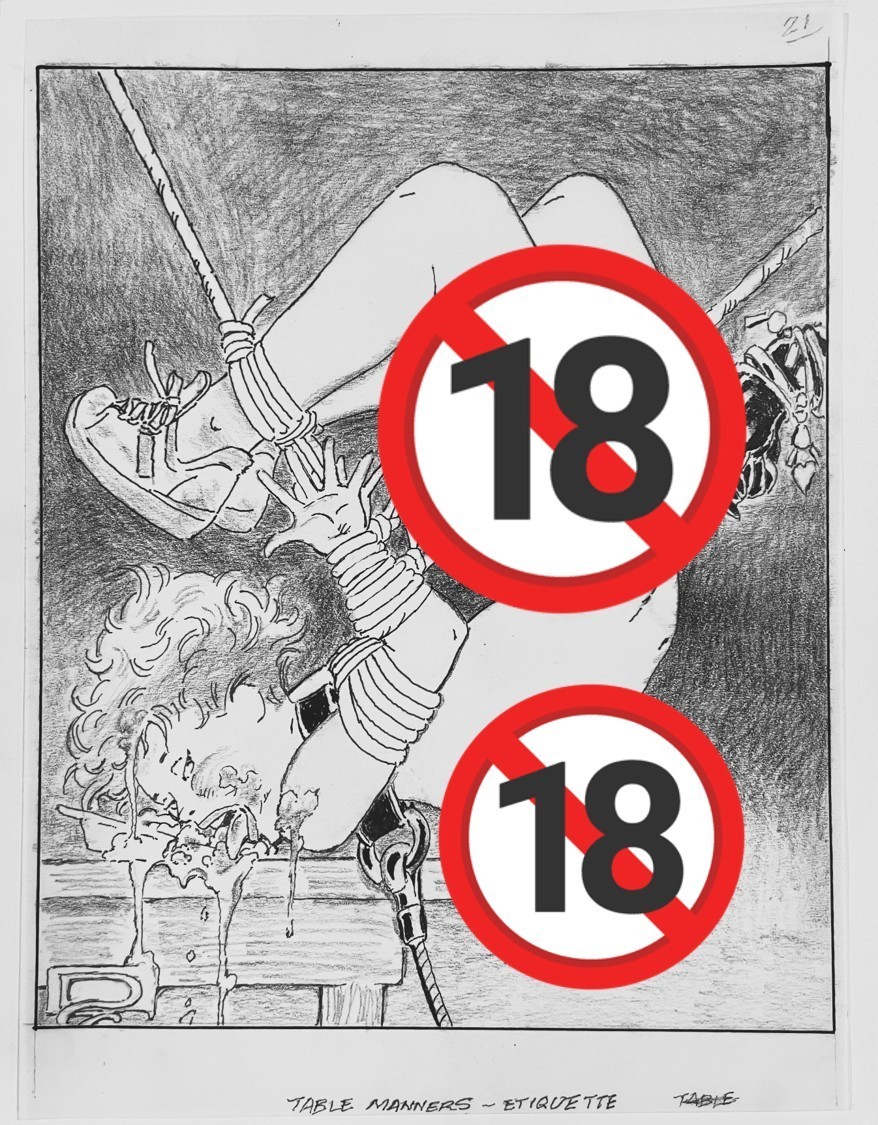 Dementia (Tom Sutton) - Bizarre Bondage #1 - RARE Original Art Dementia (Tom Sutton) - Bizarre Bondage #1 - RARE Original Art