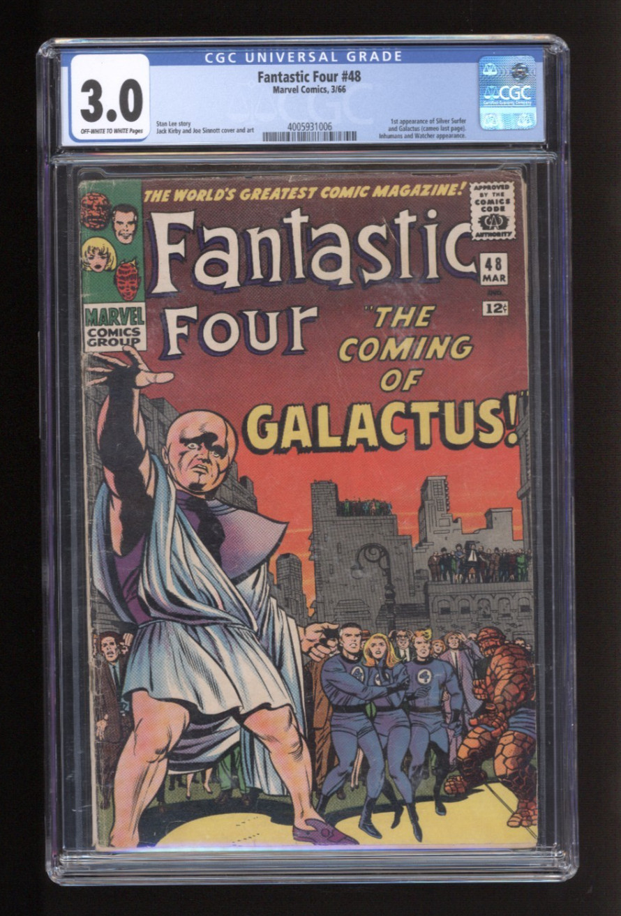 Fantastic Four 48 CGC 3.0 1st App Silver Surfer & Galactus 1966