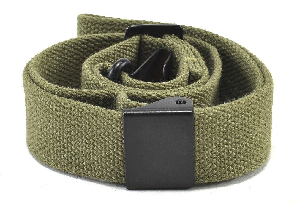 M1 Garand Canvas Rifle Sling with Correct WW2 Hardware OD marked JT&L 1944
