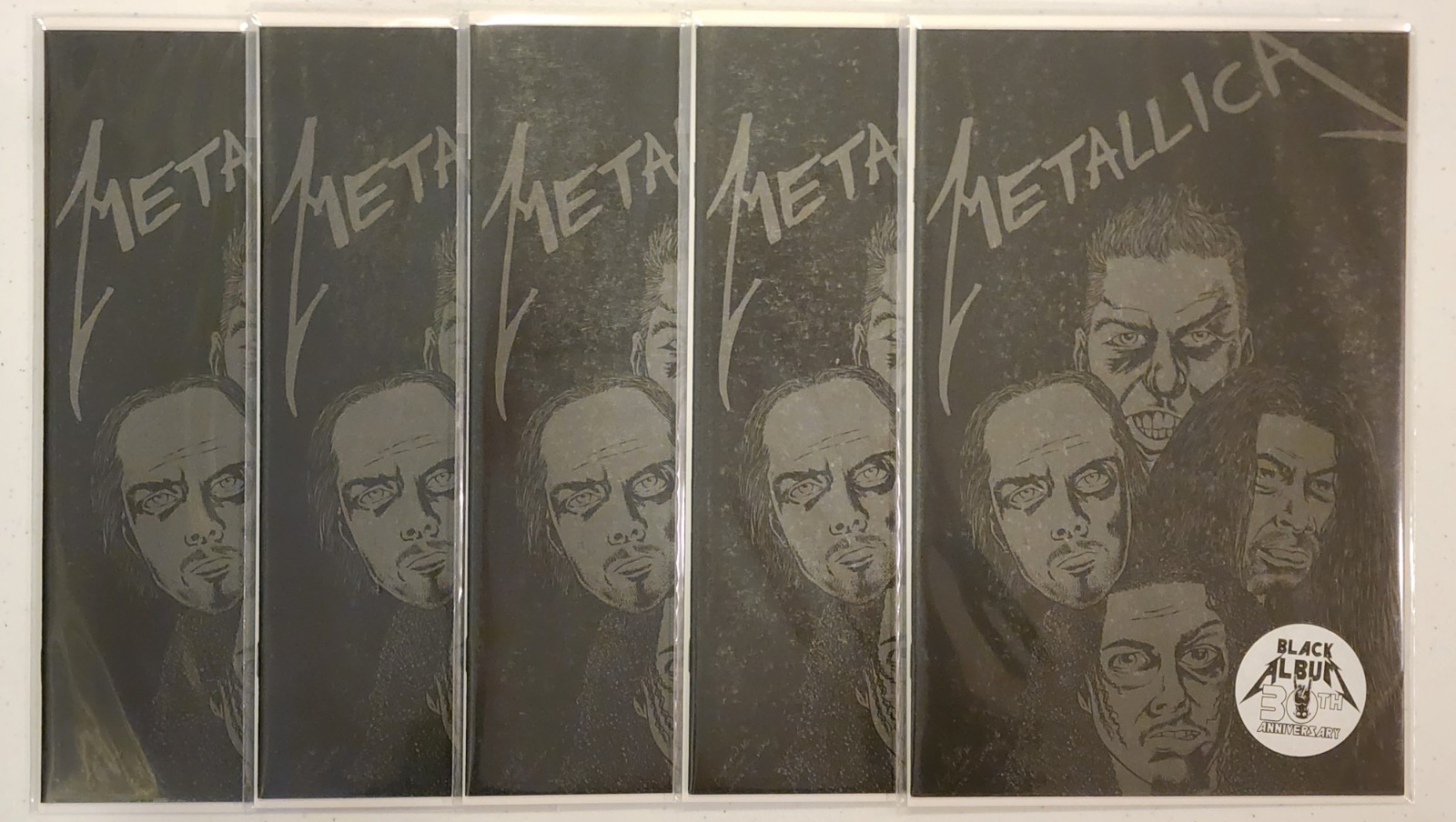 METALLICA comic #1 - 30th Anniversary Album Comic Release BLACK ALBUM NM/Unread 