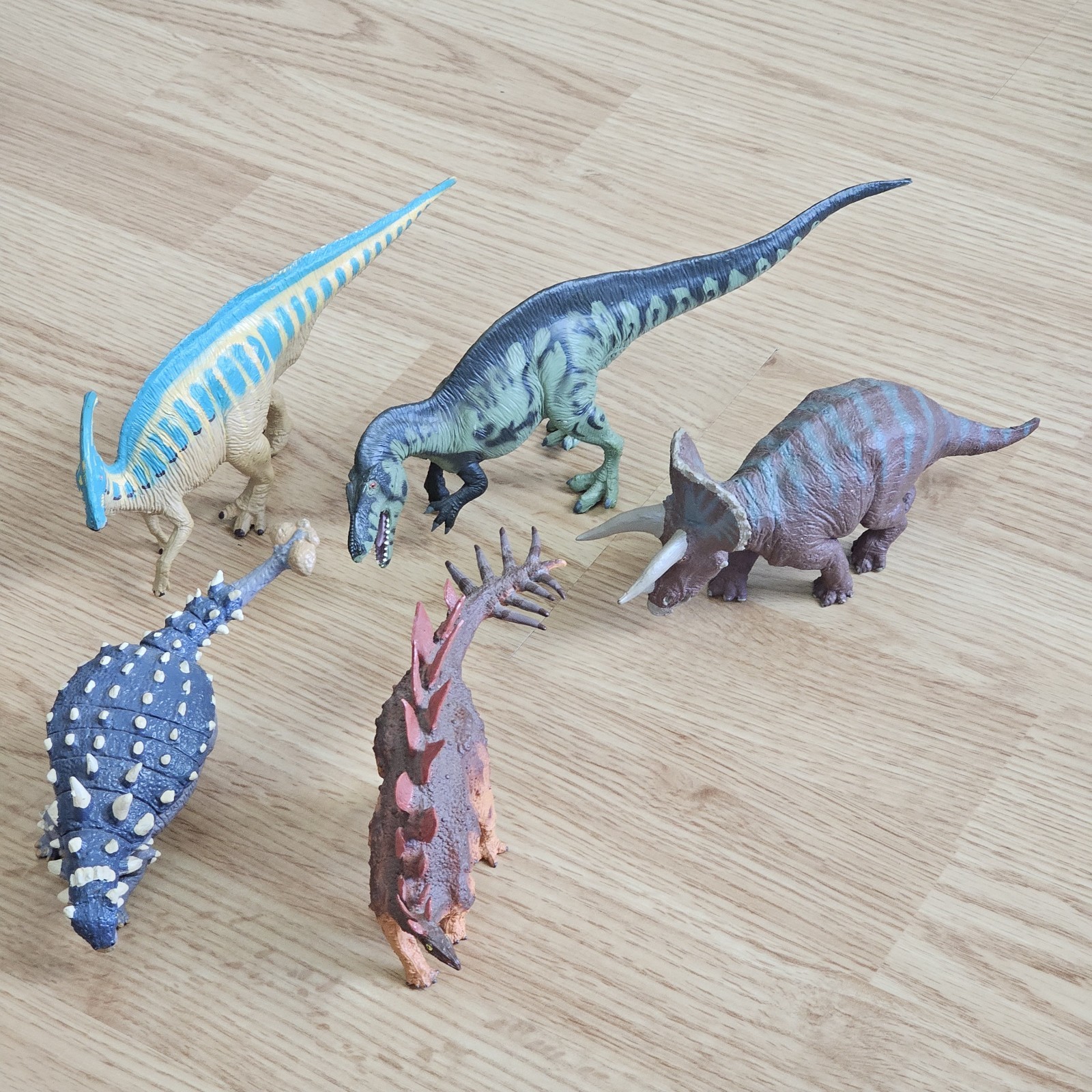 Vintage Battat Boston Museum of Science Dinosaur  Lot Of 5 - 90\'s | 6\