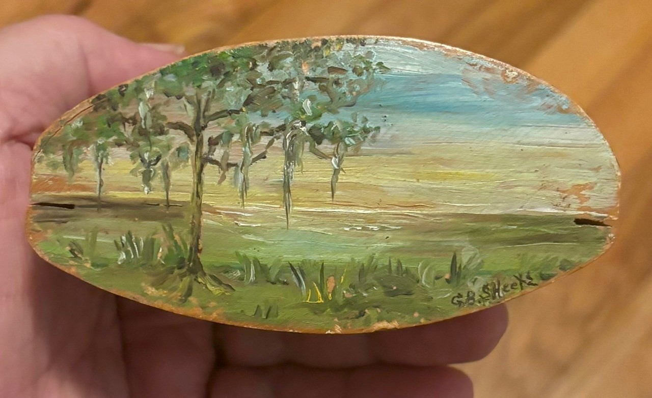 Vintage Florida Souvenir Orangewood Addison style Painting Vintage Florida Souvenir Orangewood Addison style Painting