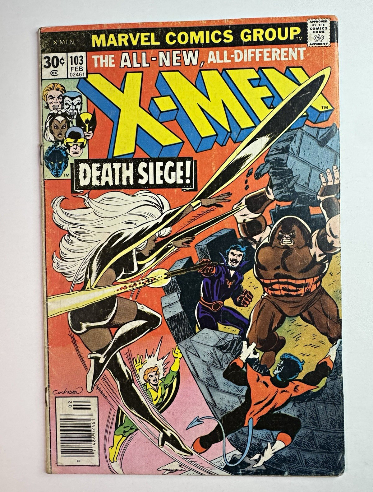 X-Men #103 1977 Marvel Comics First Print Wolverine Called Logan VG