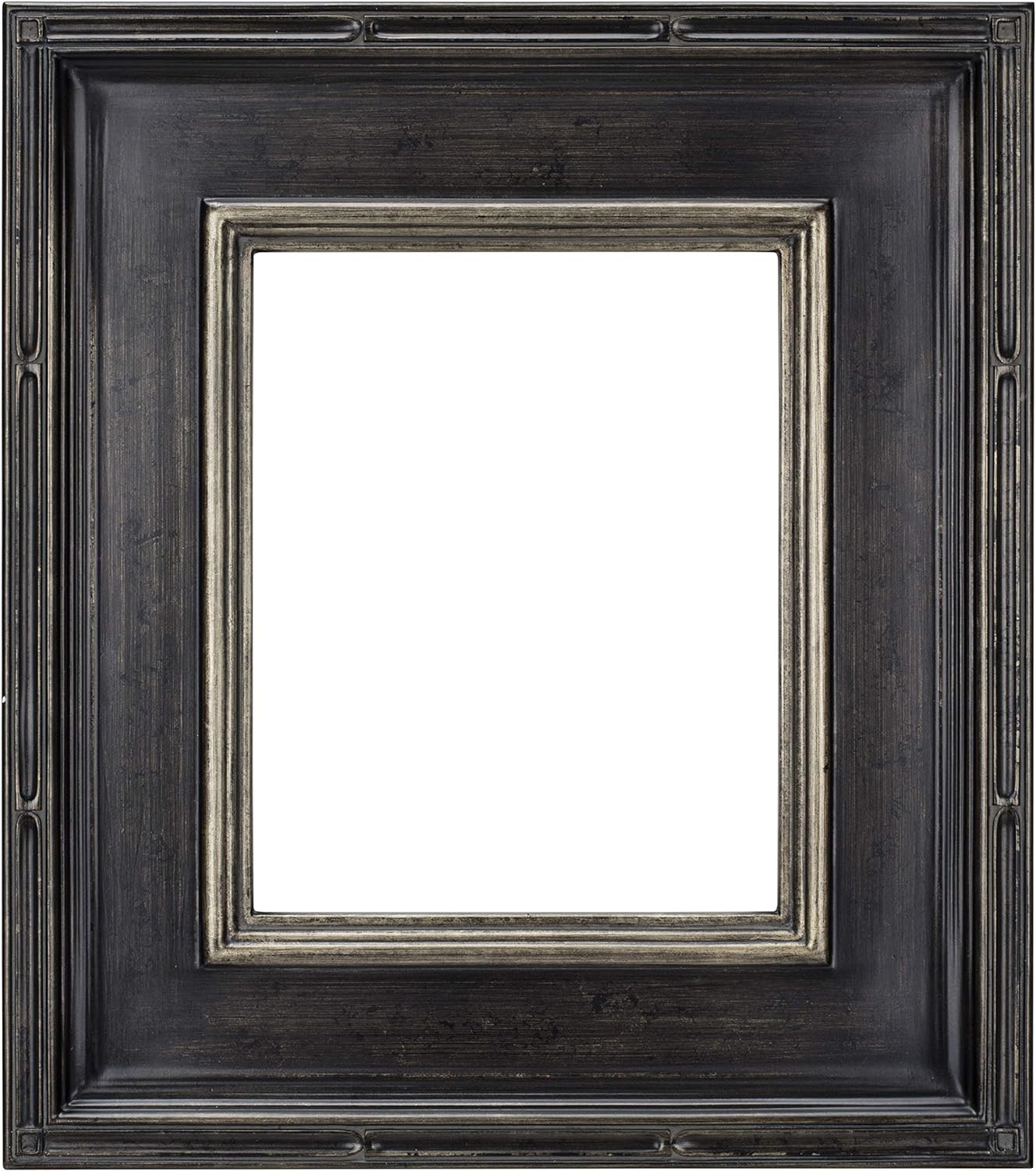 Antique Black & Silver 8x10 Museum Plein Aire Picture Frame - Open Back Antique Black & Silver 8x10 Museum Plein Aire Picture Frame - Open Back