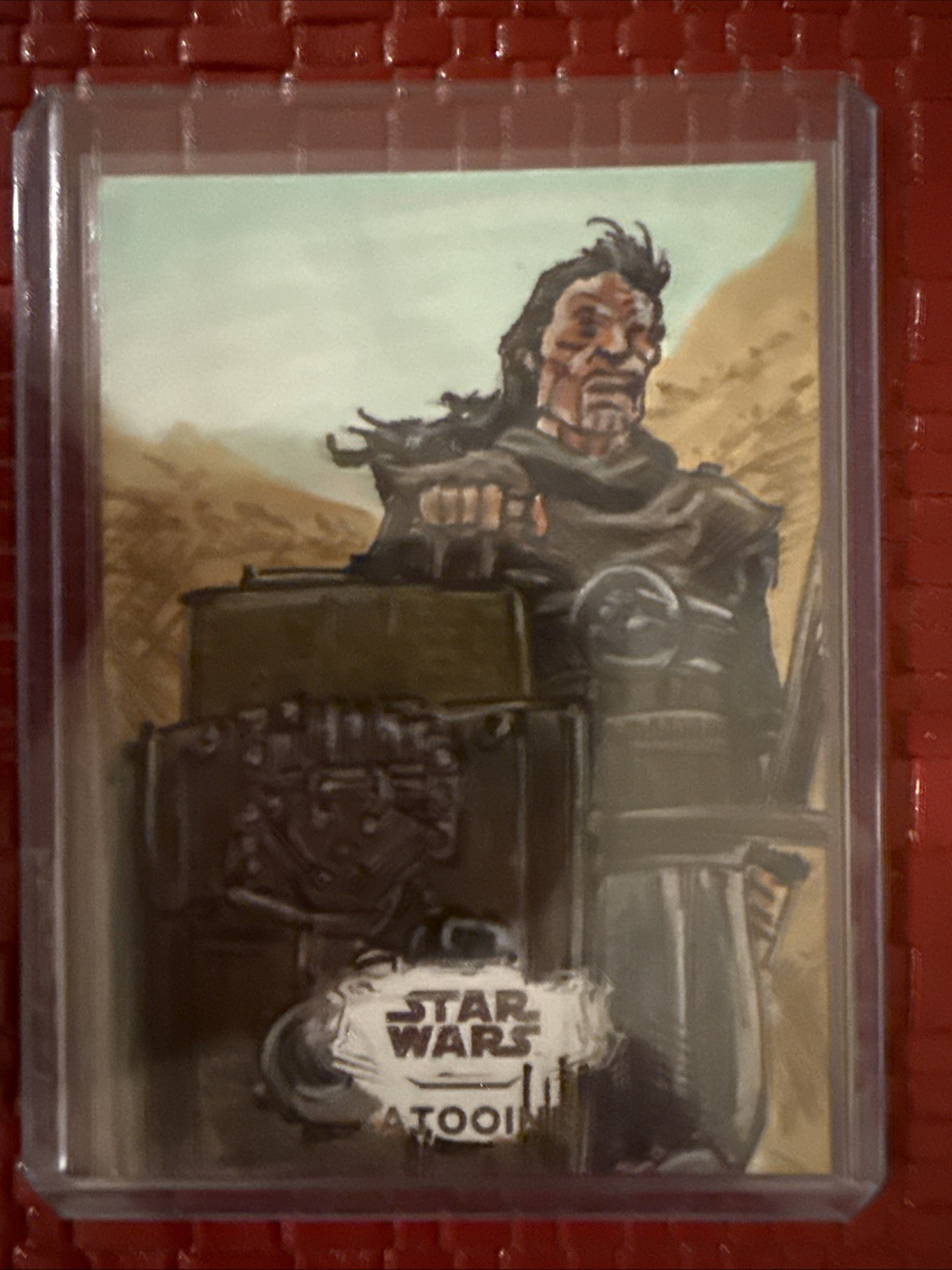 2025 Topps Star Wars Hyperspace 1/1 Sketch of Rancor Trainer Book of Boba Fett 2025 Topps Star Wars Hyperspace 1/1 Sketch of Rancor Trainer Book of Boba Fett