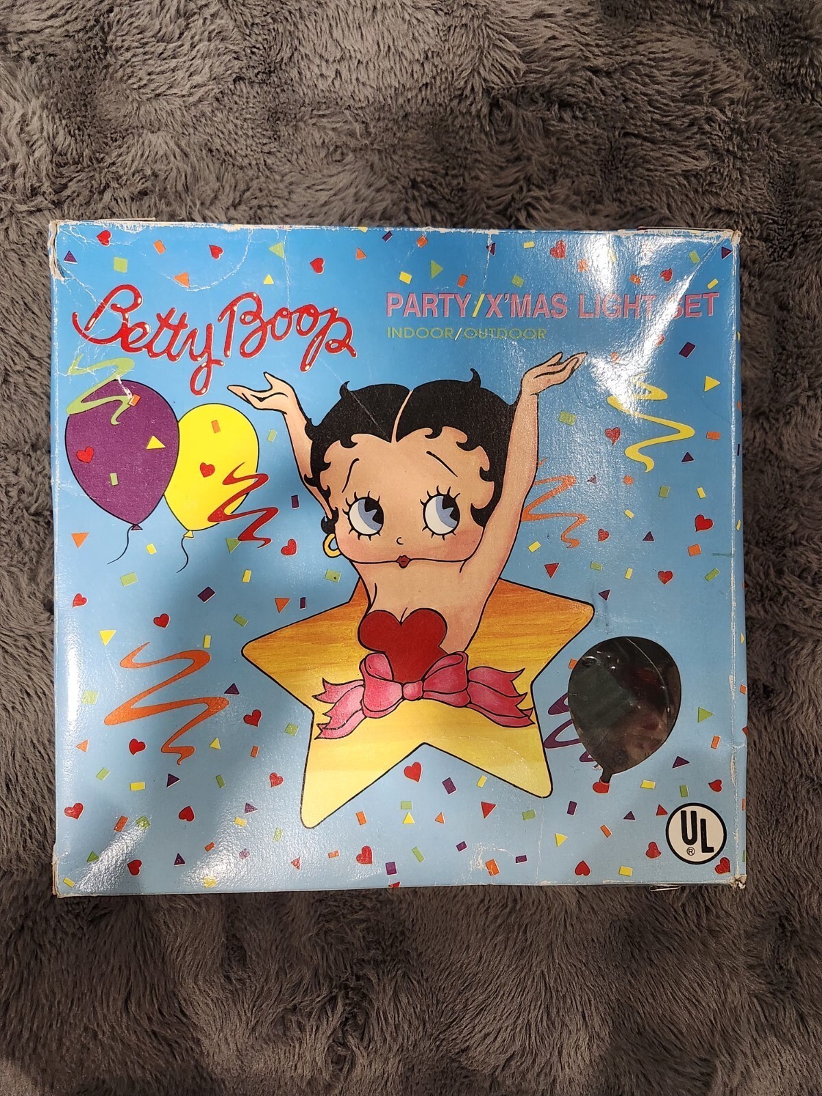 vintage Betty Boop Party/X\'mas light set, still in its original box