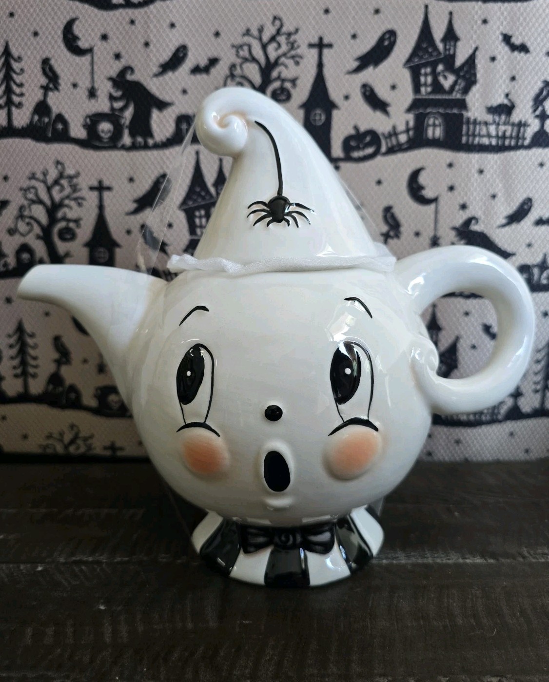 RARE Johanna Parker Halloween Ghost Teapot Gus Collectible 2026 release RARE Johanna Parker Halloween Ghost Teapot Gus Collectible 2026 release