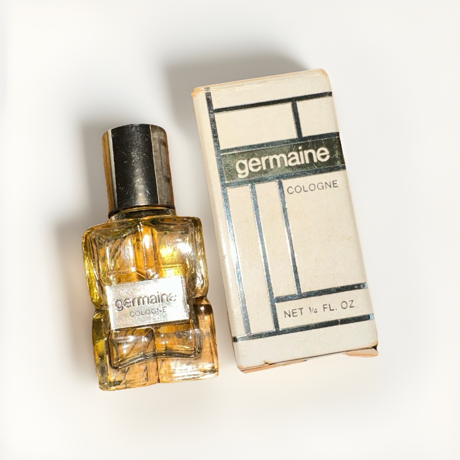 vintage Germaine Monteil perfume cologne sample bottle Collectables RARE 1/4 Oz