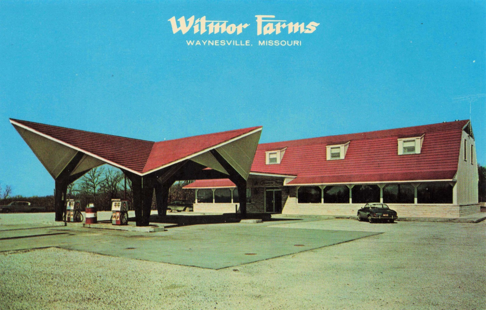 Waynesville Missouri Wilmor farms Vintage Postcard