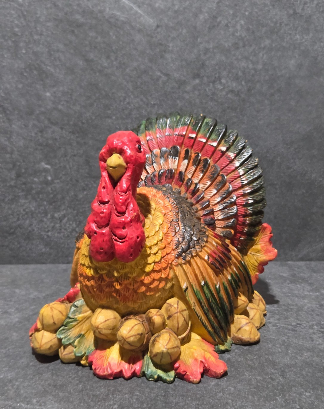 Vintage Turkey Fall Thanksgiving Figure