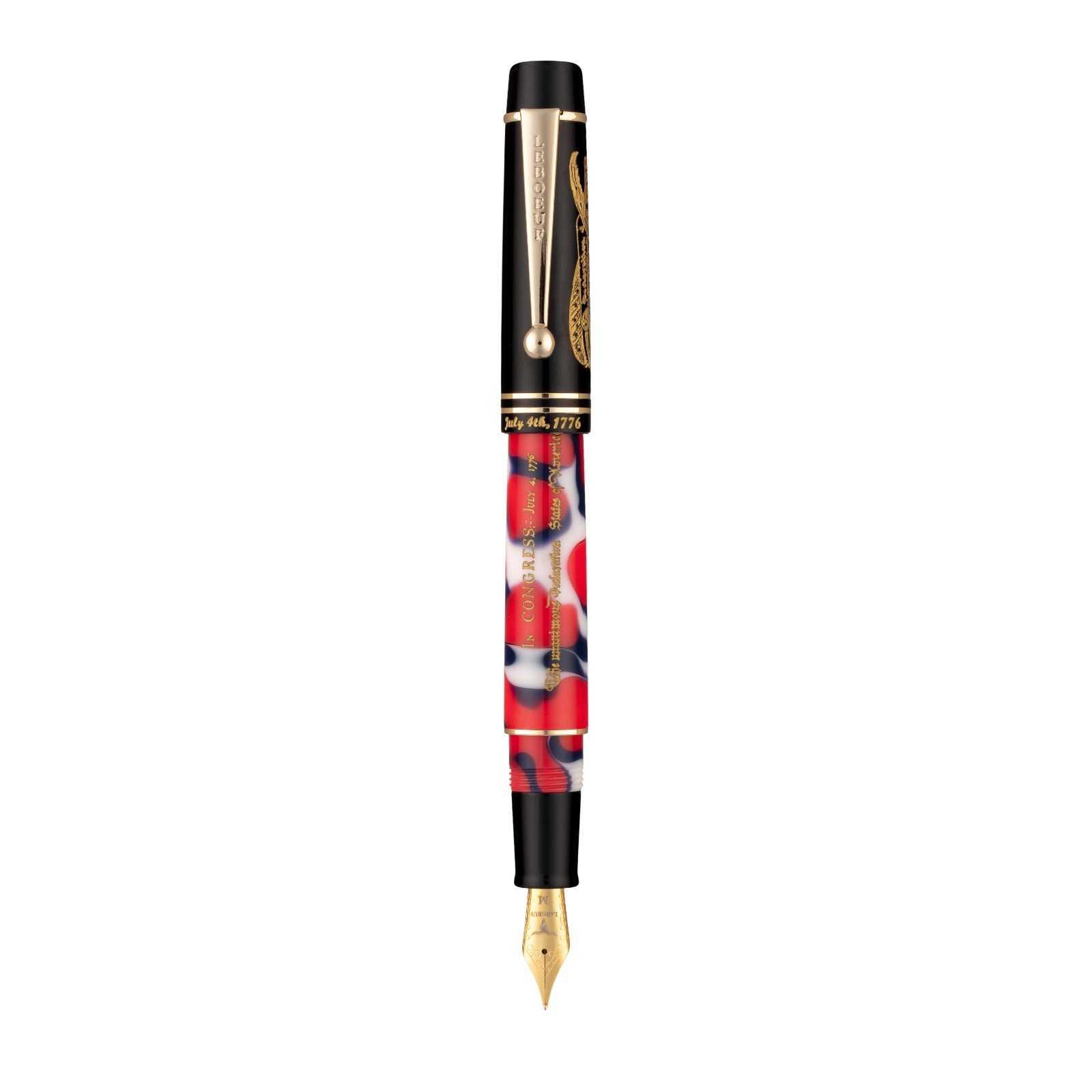 New LeBoeuf Declaration of Independence 250th Anniversary LE Fountain Pen F,M,B New LeBoeuf Declaration of Independence 250th Anniversary LE Fountain Pen F,M,B