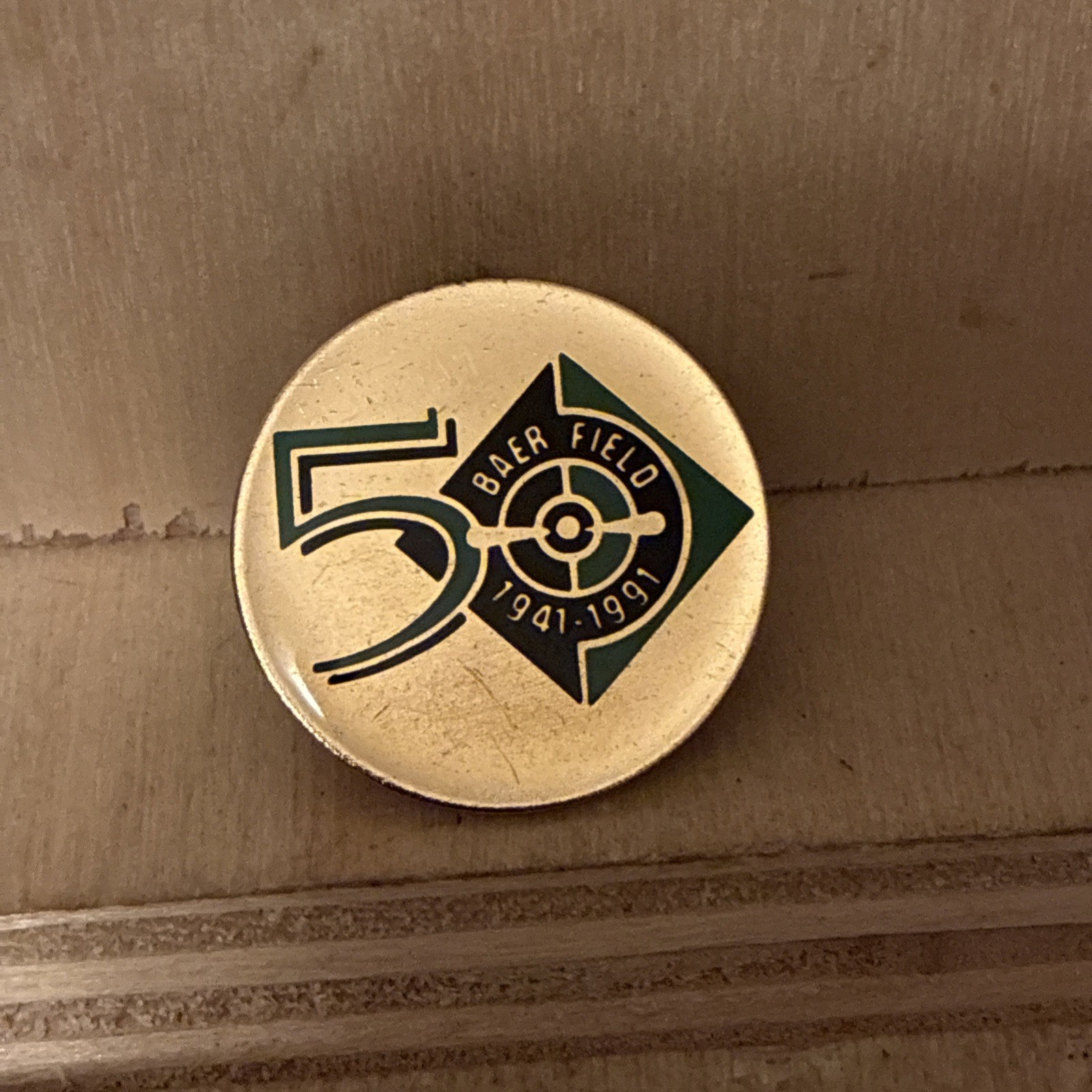 Vintage Baer Field 50th Anniversary Fort Wayne IN Airport 1991 Hat Lapel Pin Vintage Baer Field 50th Anniversary Fort Wayne IN Airport 1991 Hat Lapel Pin