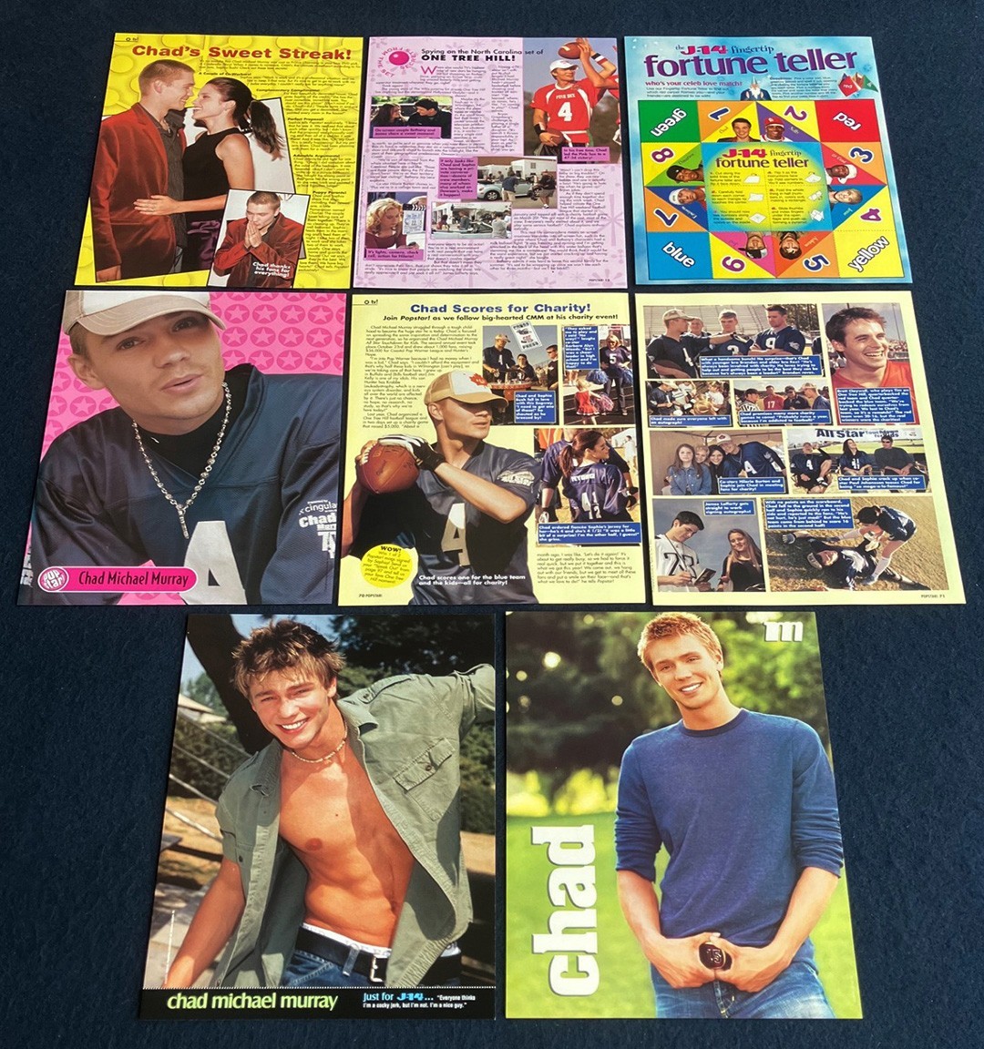 Chad Michael Murray 16 Full page clippings - Magazine Pinups Articles Lot B733 Chad Michael Murray 16 Full page clippings - Magazine Pinups Articles Lot B733
