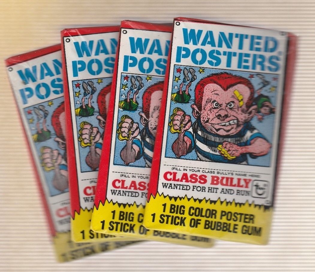 1980 Topps Wanted Posters 36 Mint Packs Loose No Boxes Left(Topps Factory Purch) 1980 Topps Wanted Posters 36 Mint Packs Loose No Boxes Left(Topps Factory Purch)