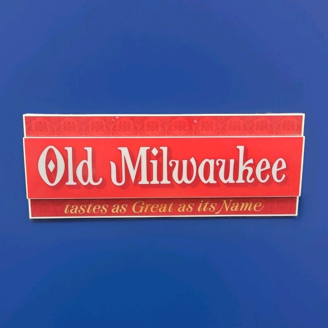 Vintage Old Milwaukee Light Up Sign “Tastes As Great As It’s Name” Rare Bar Pub Vintage Old Milwaukee Light Up Sign “Tastes As Great As It’s Name” Rare Bar Pub