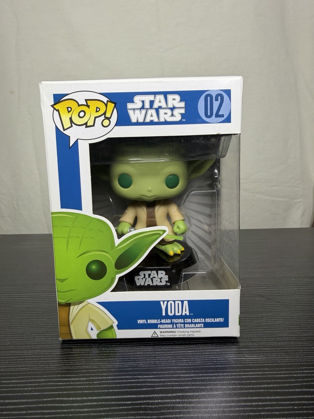 Funko Pop Star Wars - Yoda #02 - Blue Box Original Series 1 Funko Pop Star Wars - Yoda #02 - Blue Box Original Series 1