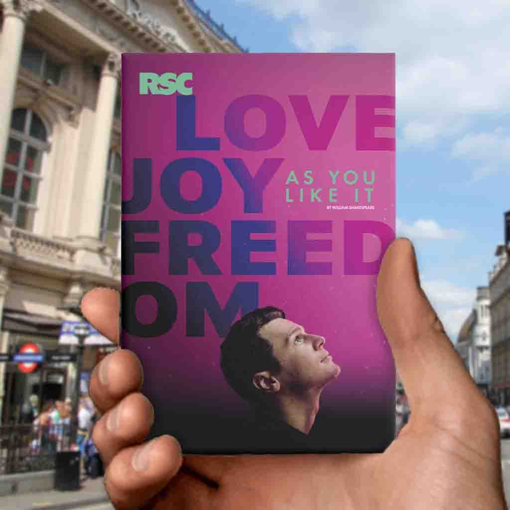 As You Like It - Jonathan Groff in RSC Production by William Shakespeare Magnet