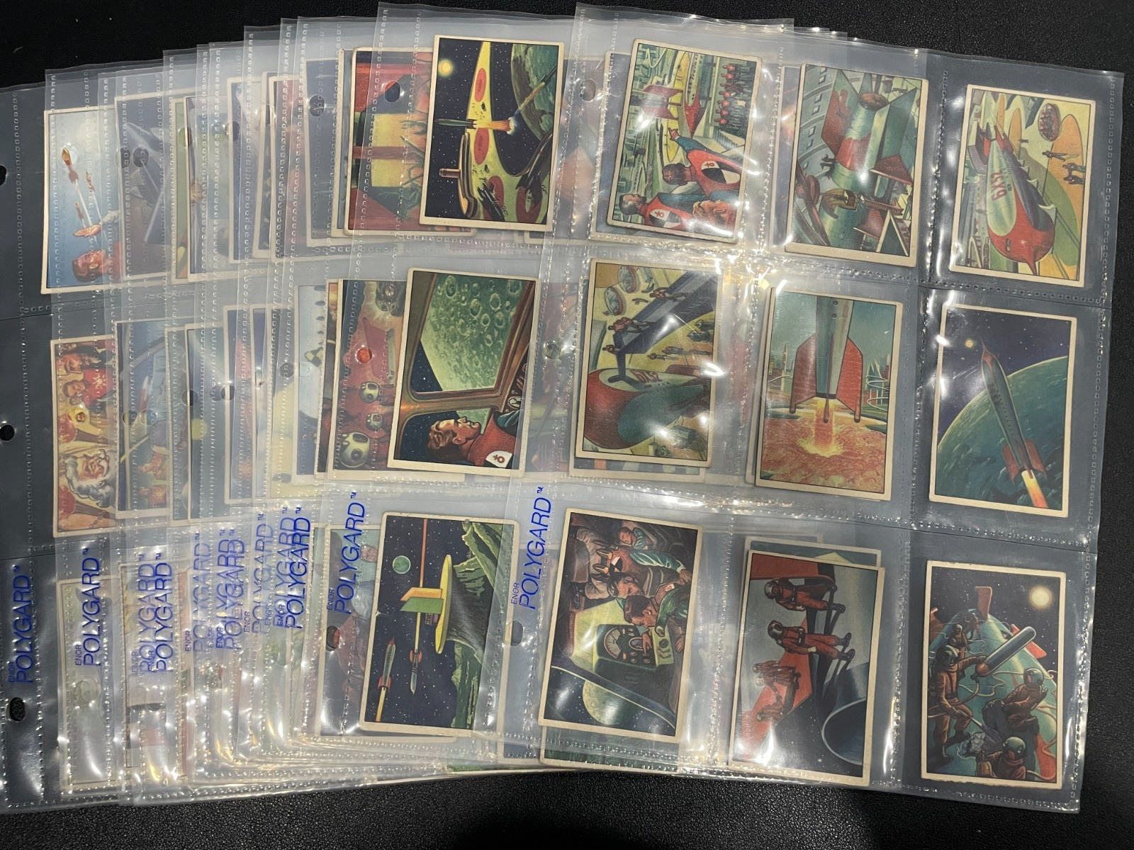 1951 Bowman Spacemen Jets Rocket complete set 1-108
