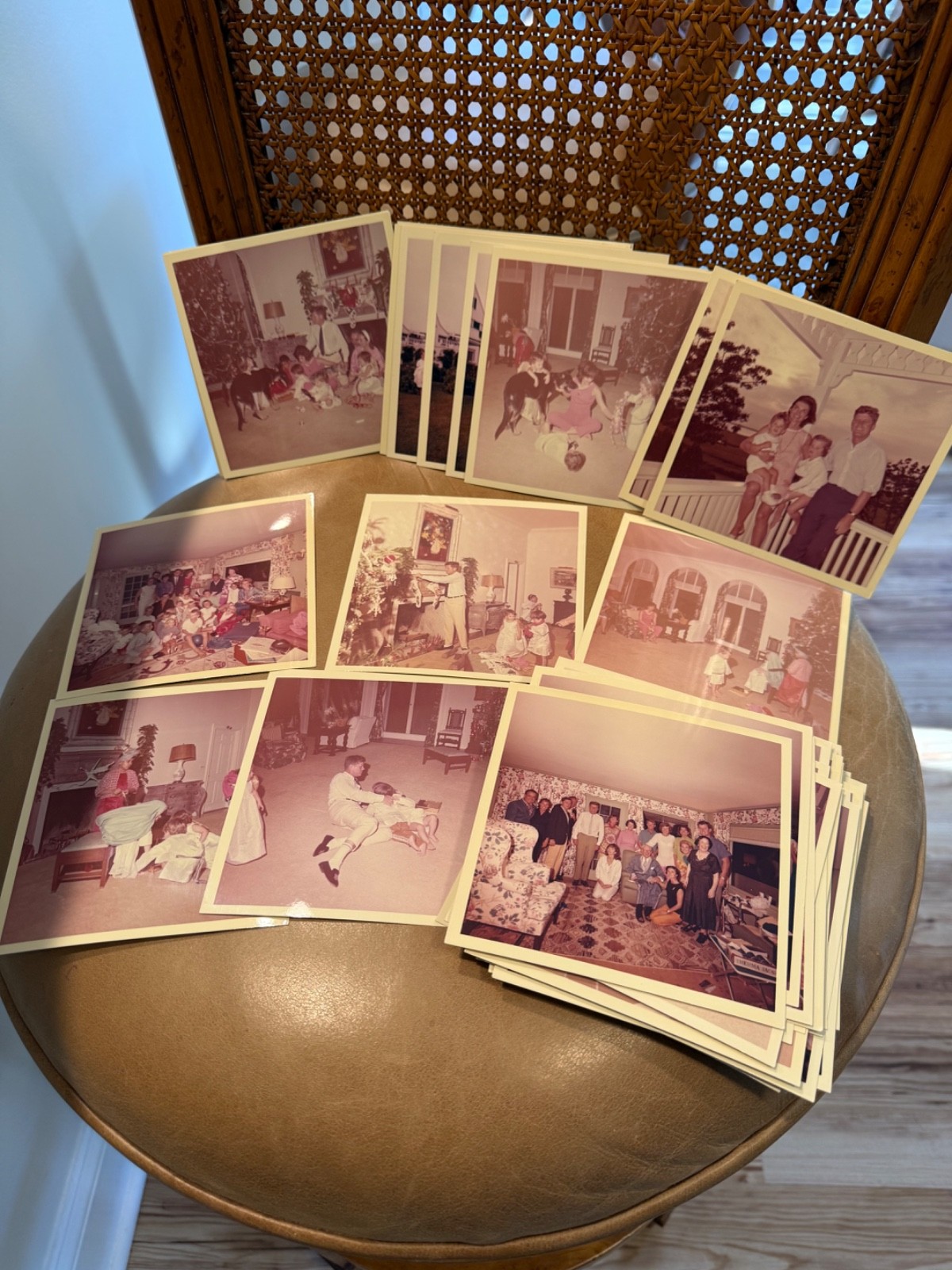 DEALER LOT of 78 5 x 5 in. President John F. Kennedy Family Original Photographs