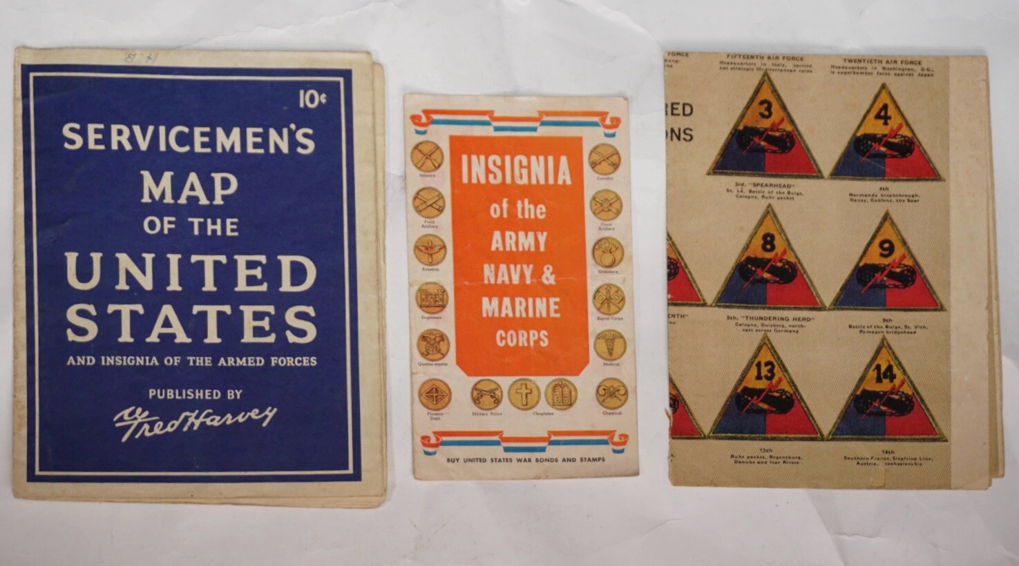Lot of 3 WWII era Insignia & Rank Identification Official Diagram List Chart Lot of 3 WWII era Insignia & Rank Identification Official Diagram List Chart