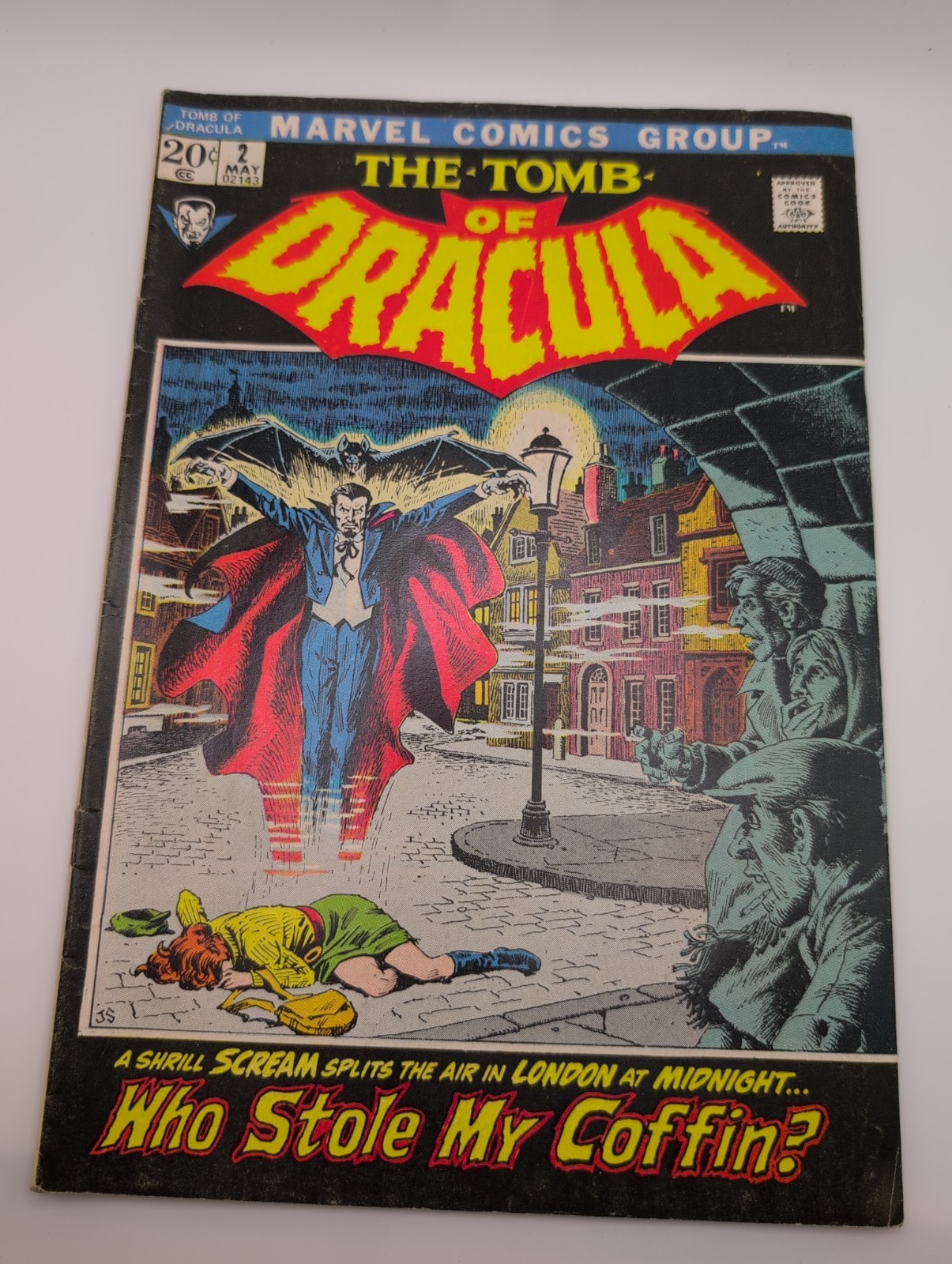 Marvel Comics Group The Tomb of Dracula #2 1972 Bronze Age Who Stole My Coffin