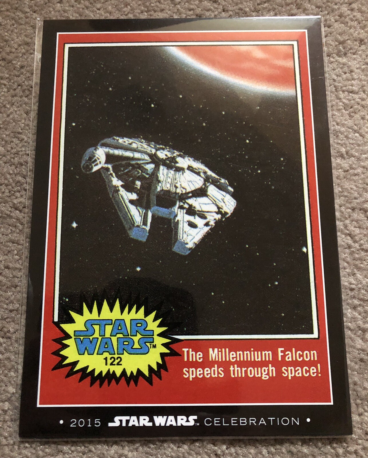 2015 Topps Star Wars Celebration Collectible LE Cards Millennium Falcon Set /100 2015 Topps Star Wars Celebration Collectible LE Cards Millennium Falcon Set /100