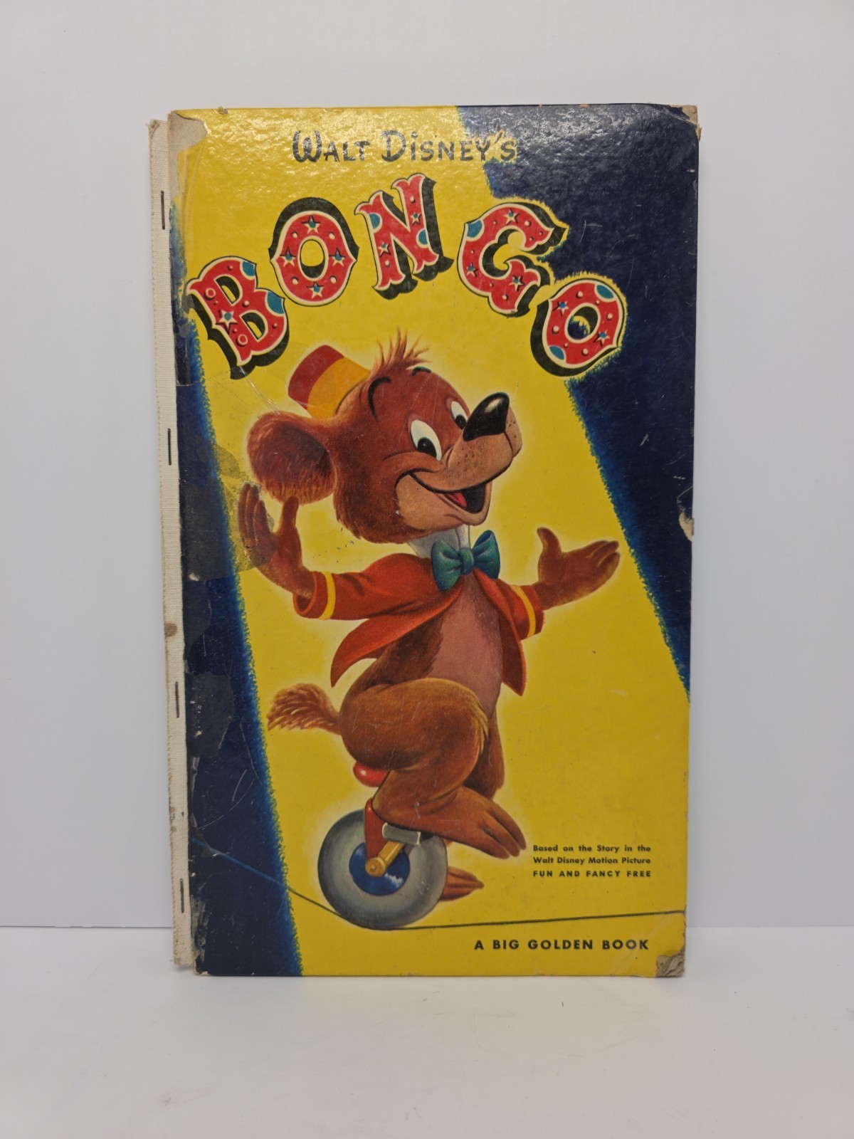 Disney Bongo Big Golden Book Hardcover Walt Disney\'s Bongo 1947
