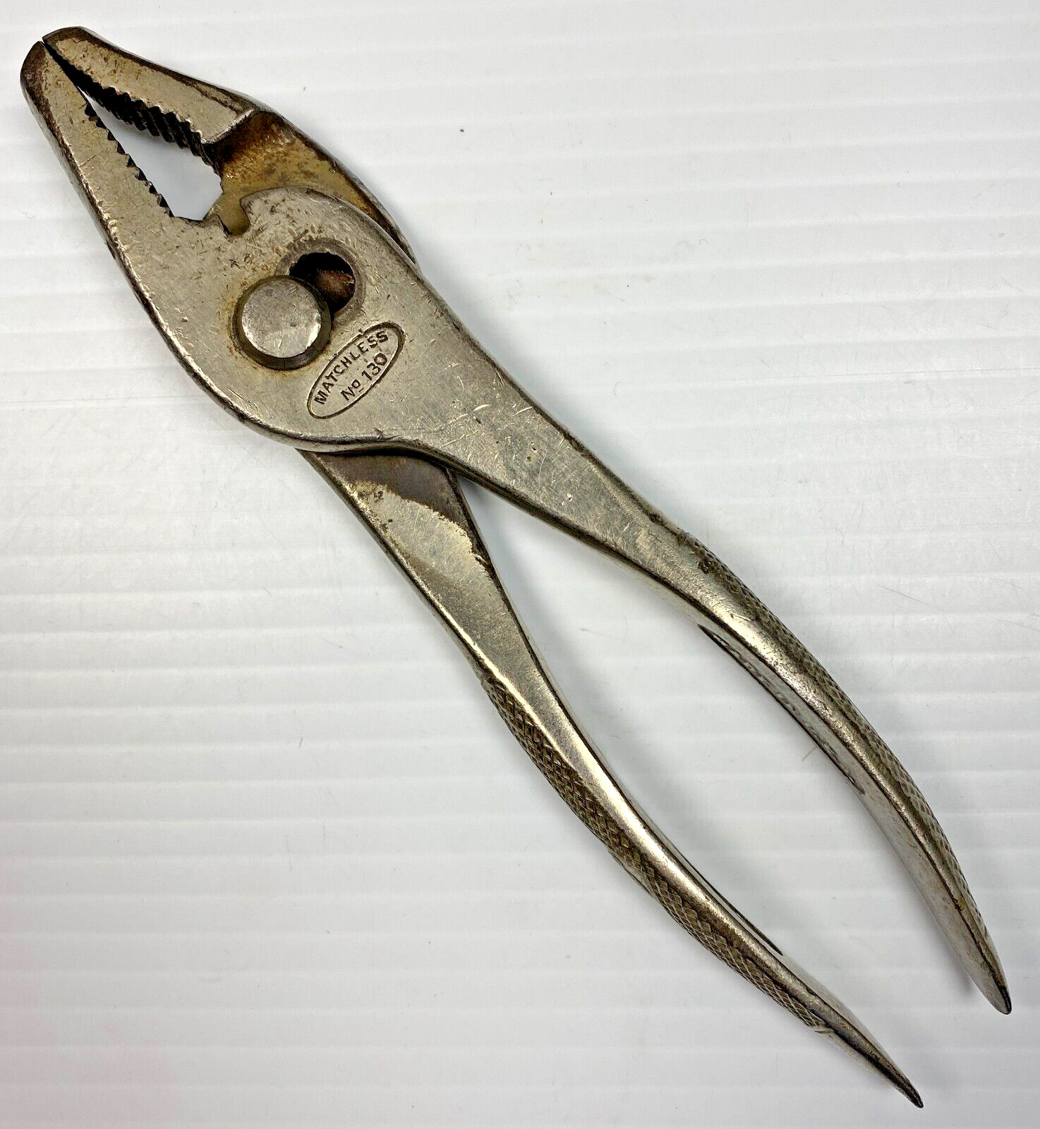 Vintage Bridgeport Hardware Mfg. MATCHLESS No. 130 Universal Slip Joint Pliers