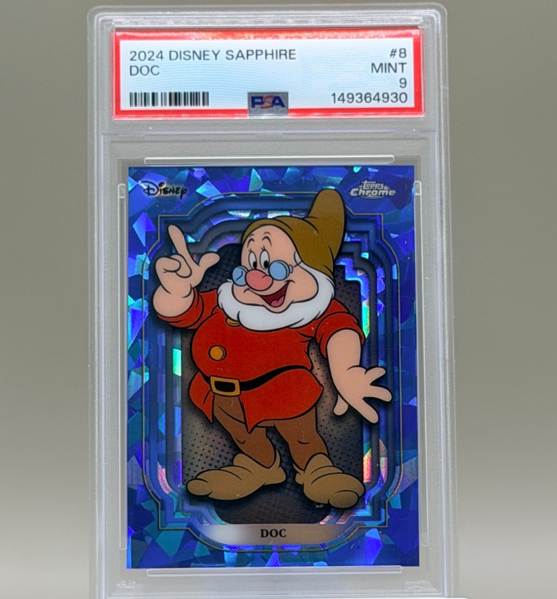 2024 Topps Chrome Disney Sapphire Doc PSA 9 2024 Topps Chrome Disney Sapphire Doc PSA 9