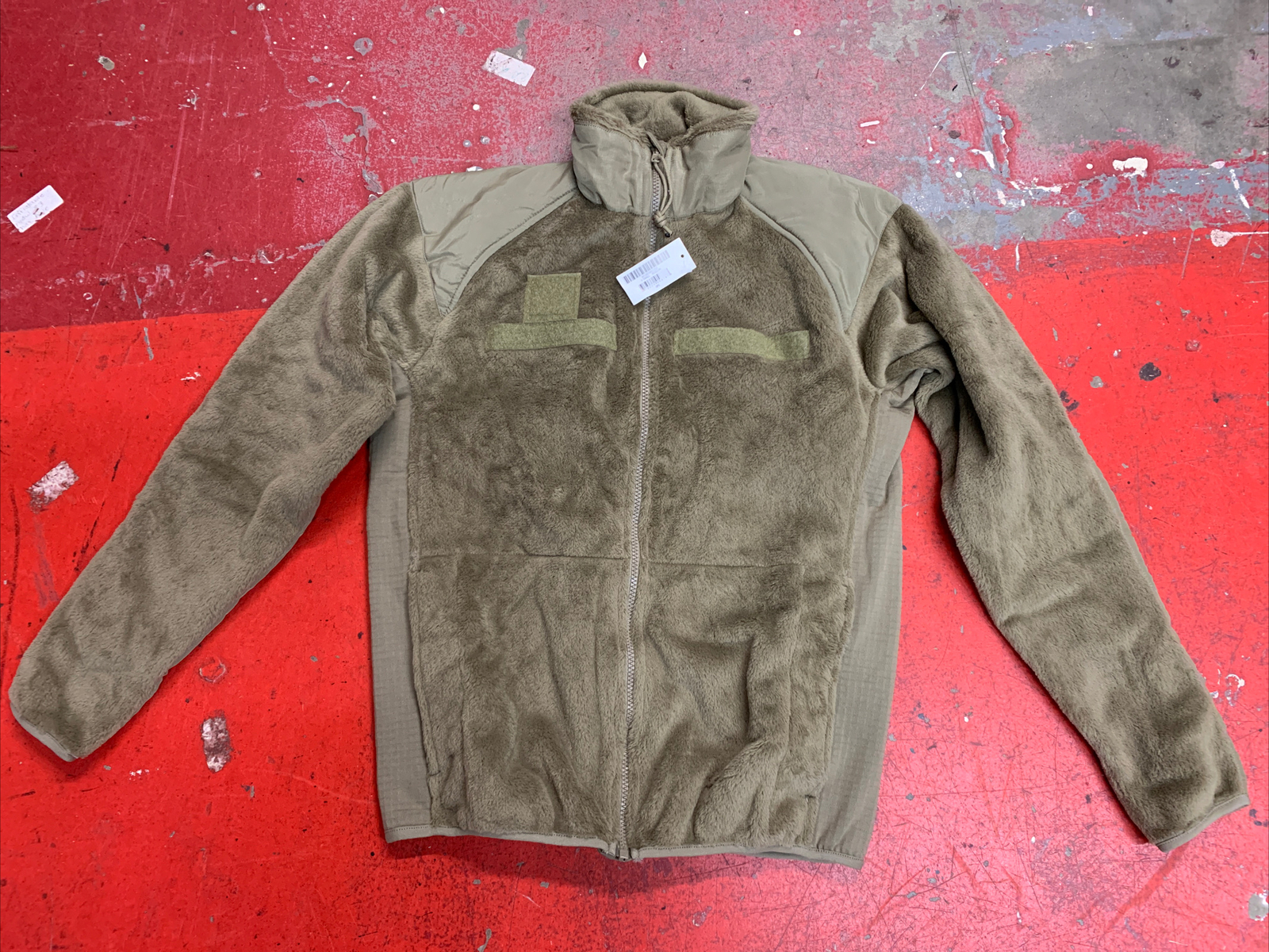 USGI Polartec Level 3 GEN III Coyote Fleece Cold Weather Jacket Medium Regular