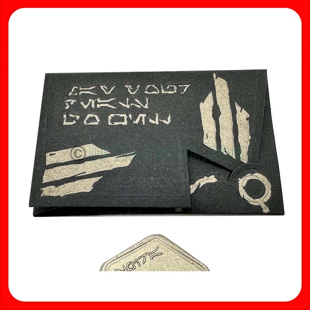 Disneyland Star Wars Galaxy's Edge Spira Metal Gift Card Batuu SILVER $0.00 RARE