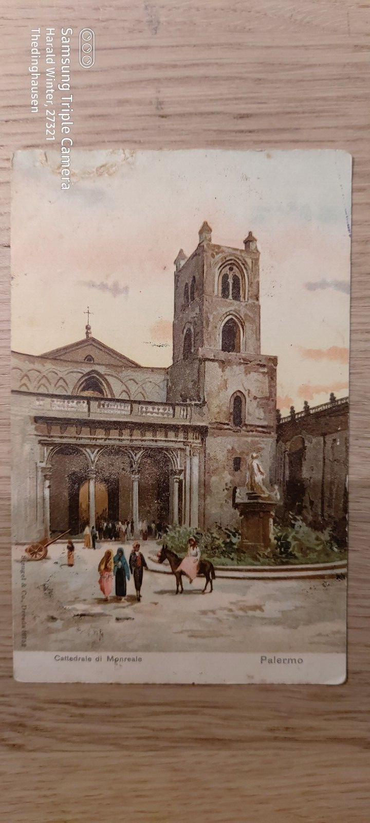Postcard Palermo Cattedrale di Monreale ungel_ Postcard Palermo Cattedrale di Monreale ungel_