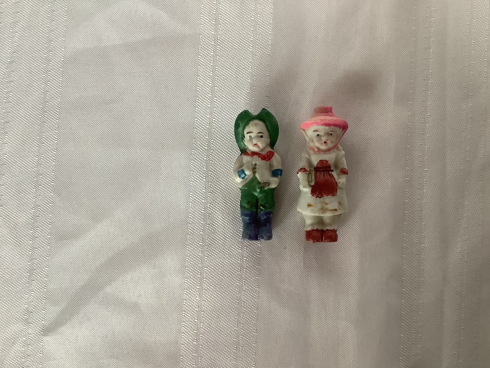 Vintage Frozen Charlotte Penny Doll Set – Boy and Girl Made in Japan Vintage Frozen Charlotte Penny Doll Set – Boy and Girl Made in Japan