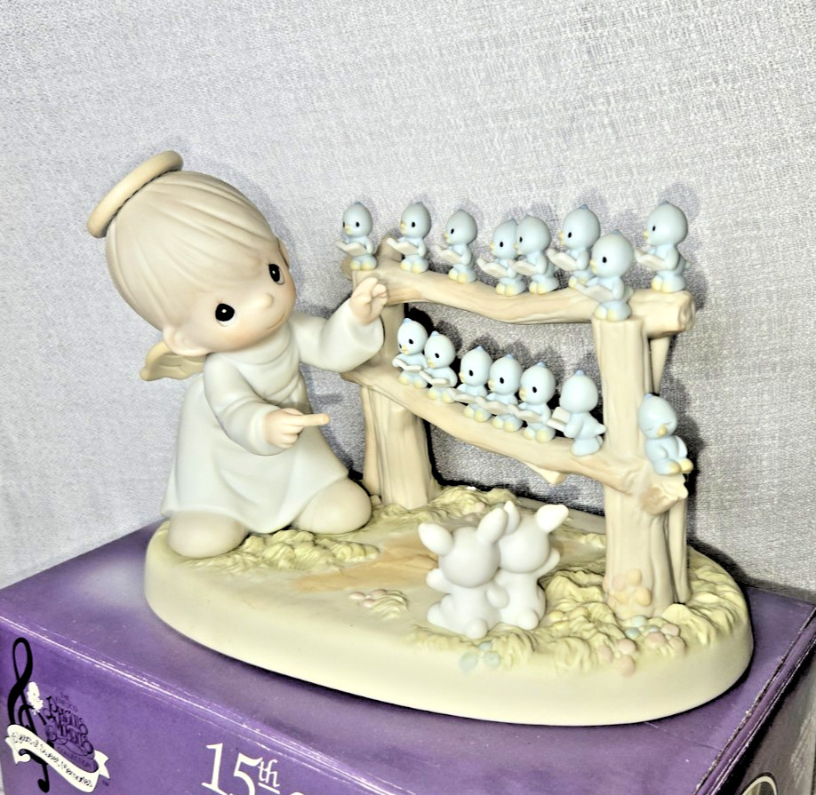 Precious Moments 15 Happy Years Together What A Tweet 15th Anniversary W/ Box Precious Moments 15 Happy Years Together What A Tweet 15th Anniversary W/ Box