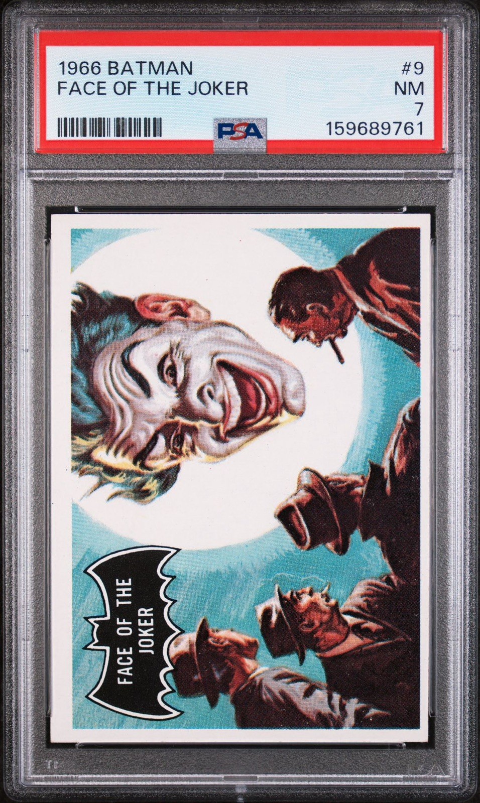 1966 TOPPS BATMAN #9 PSA 7 FACE OF THE JOKER
