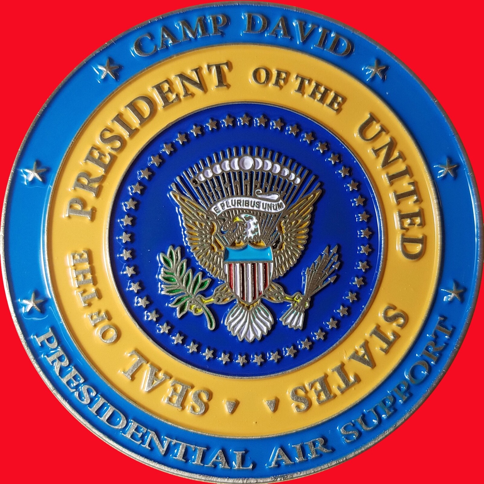EASTERN AIR DEFENSE SECTOR CAMP DAVID PRESIDENTIAL CHALLENGE COIN. 2 EASTERN AIR DEFENSE SECTOR CAMP DAVID PRESIDENTIAL CHALLENGE COIN. 2