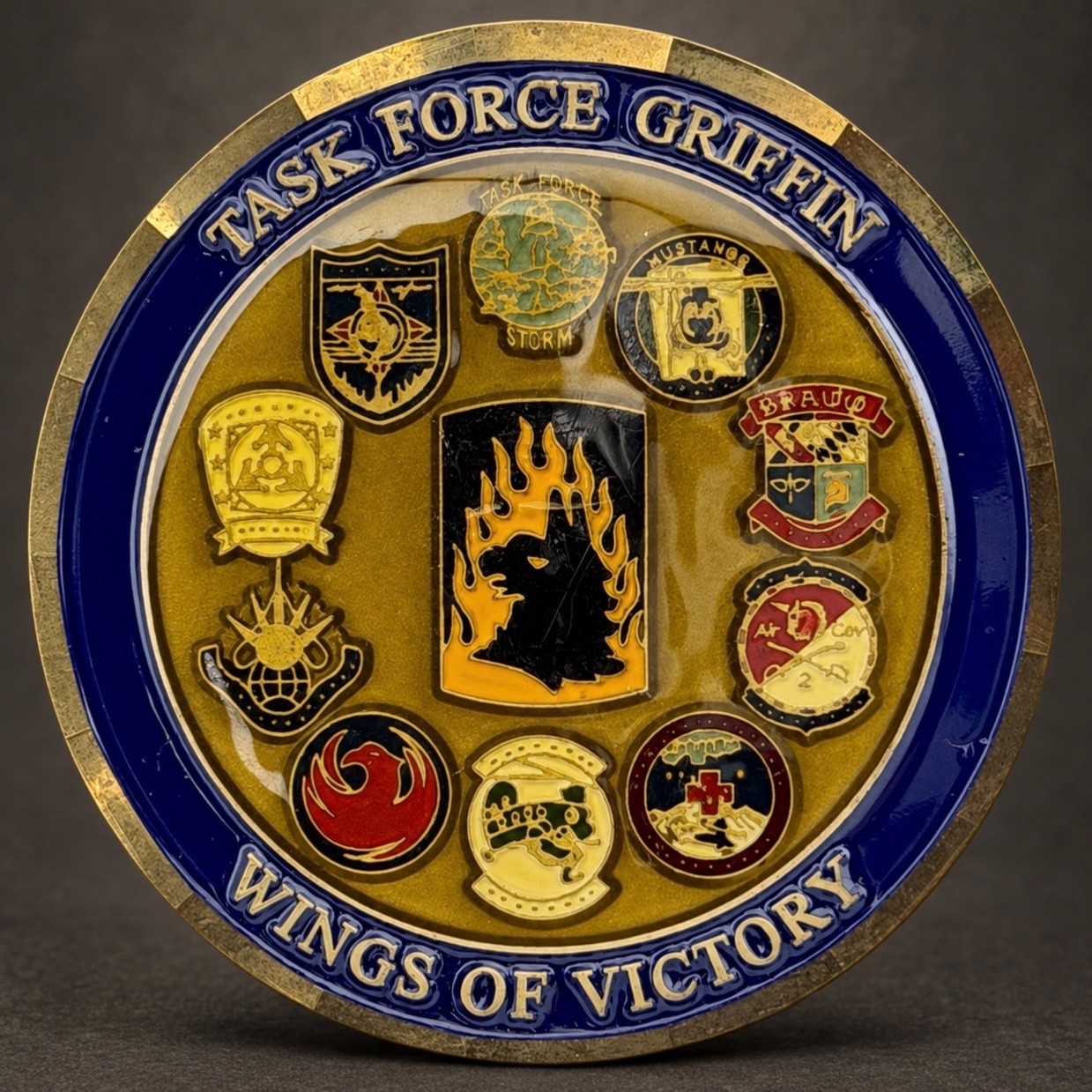 Task Force Griffin OEF VI Afghanistan Command Wings of Victory Challenge Coin