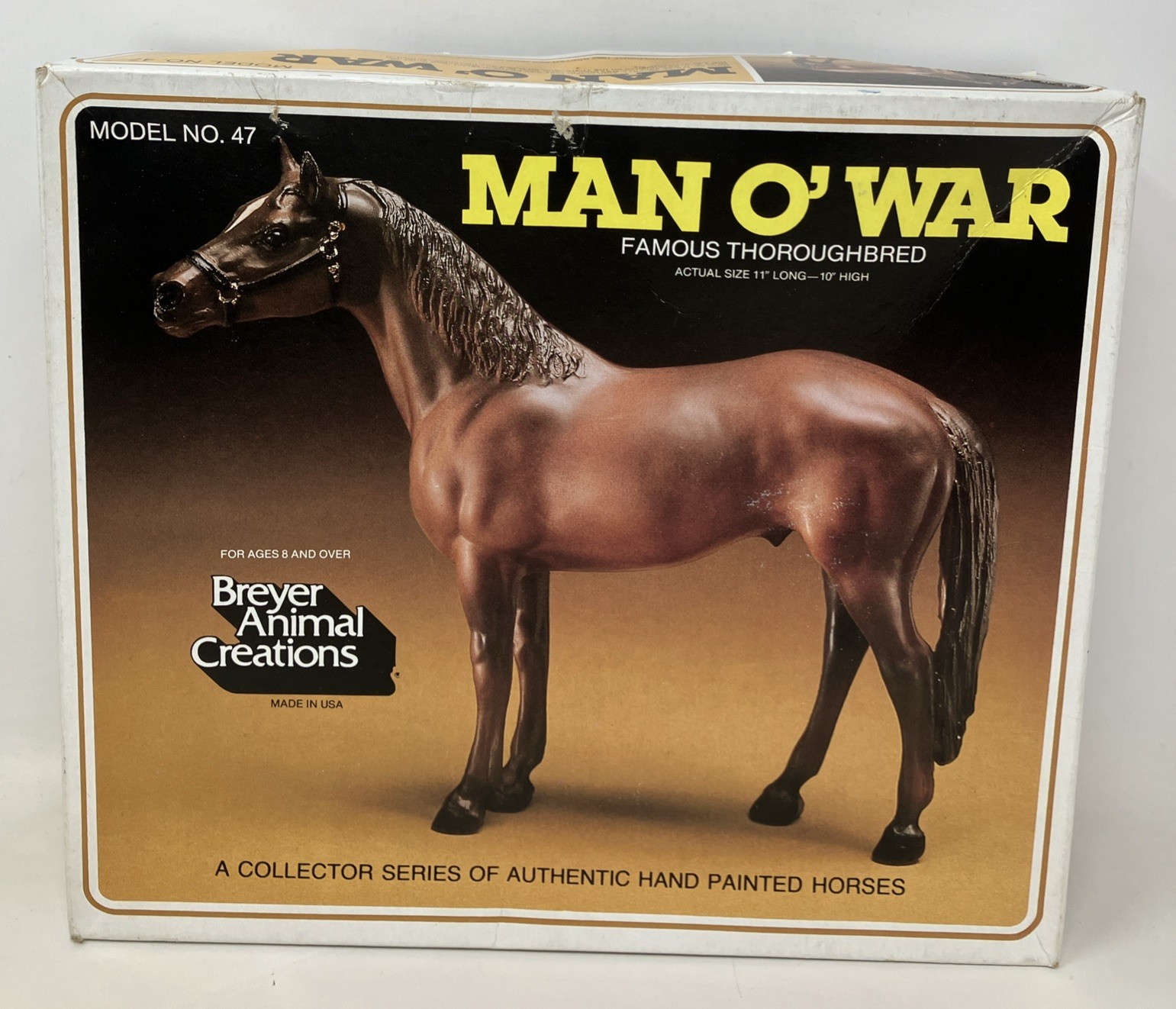 Breyer Man O’ War Race Horse No 47 Vintage 1982 w/ Original Box Breyer Man O’ War Race Horse No 47 Vintage 1982 w/ Original Box