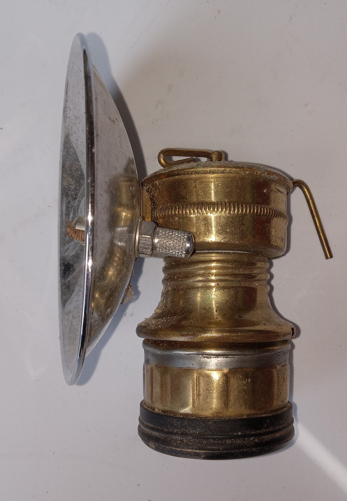 Vintage Butterfly Brass Miner’s Lamp Lantern