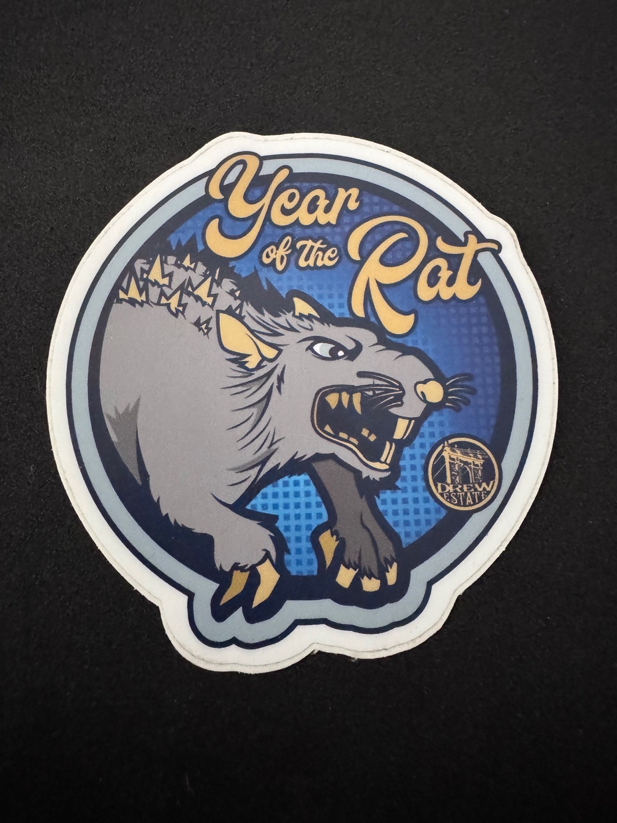 Drew Estates Year of the Rat Sticker Drew Estates Year of the Rat Sticker