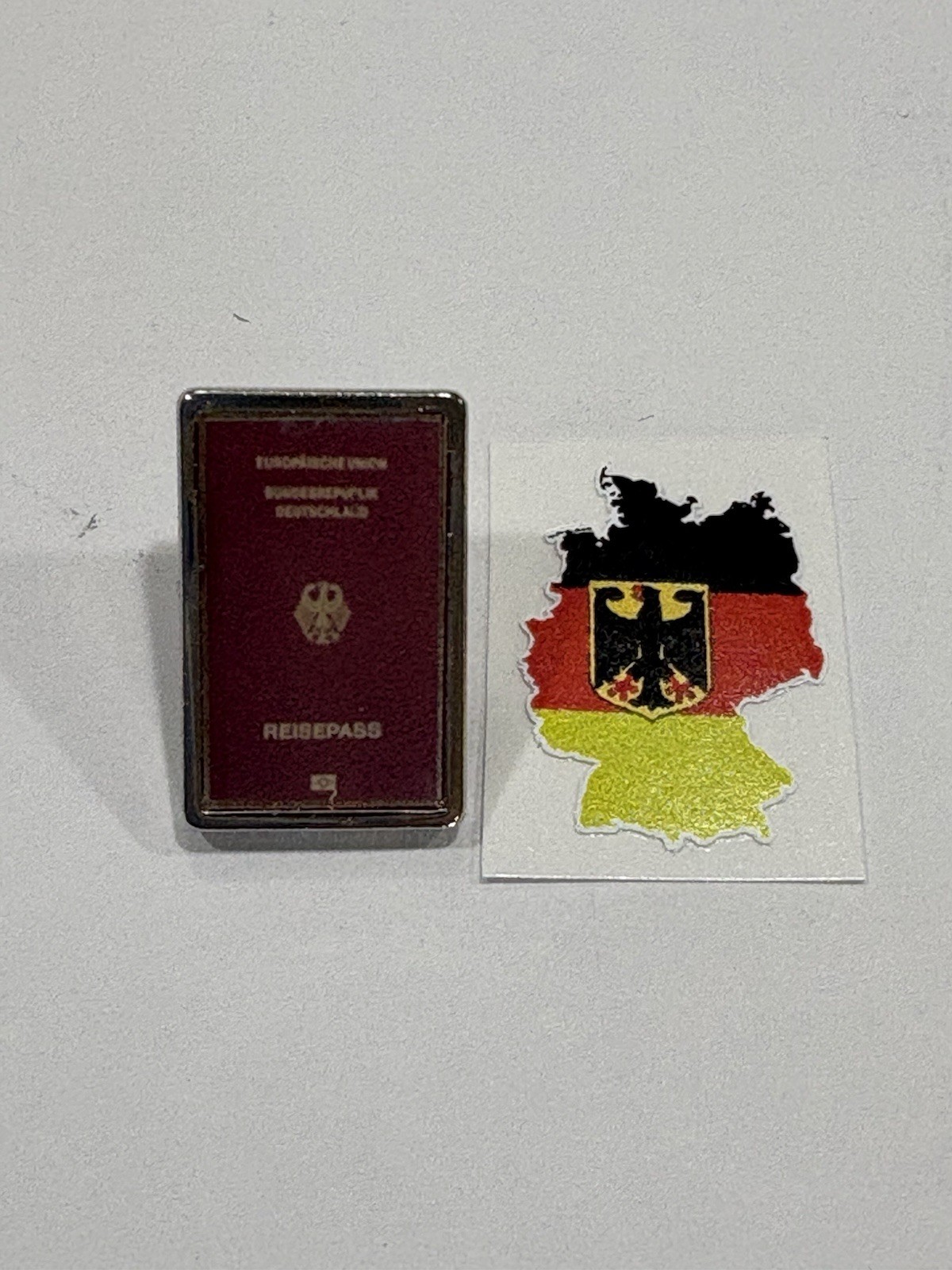 German Passport Bundesrepublic Reisepass Pin German Passport Bundesrepublic Reisepass Pin