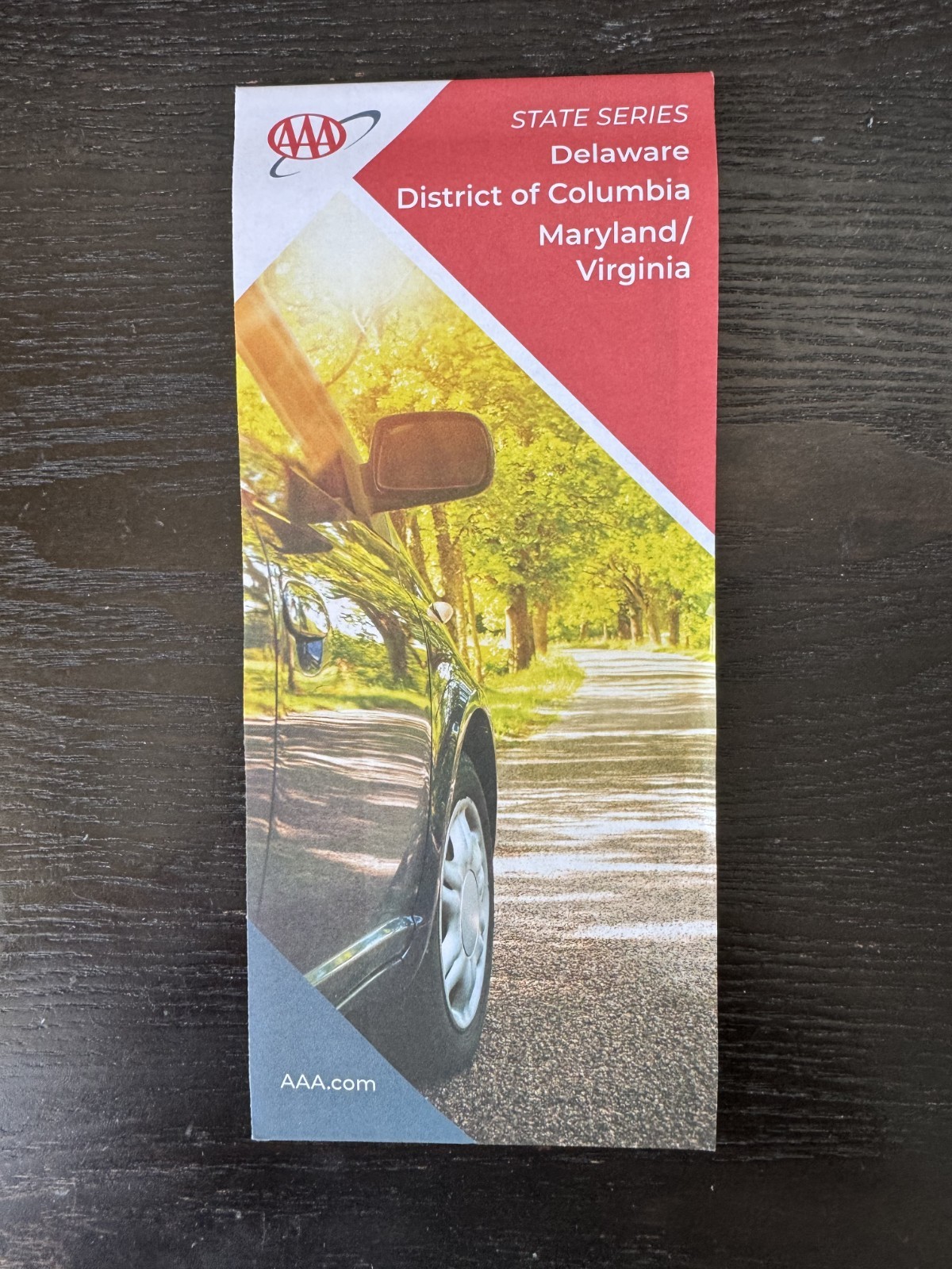 AAA Road Map-The Map of Delaware, District of Columbia Maryland & Virginia-2023