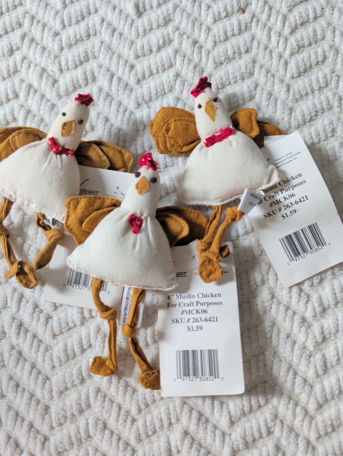 3-piece lot of vintage Westwater Enterprises 6\