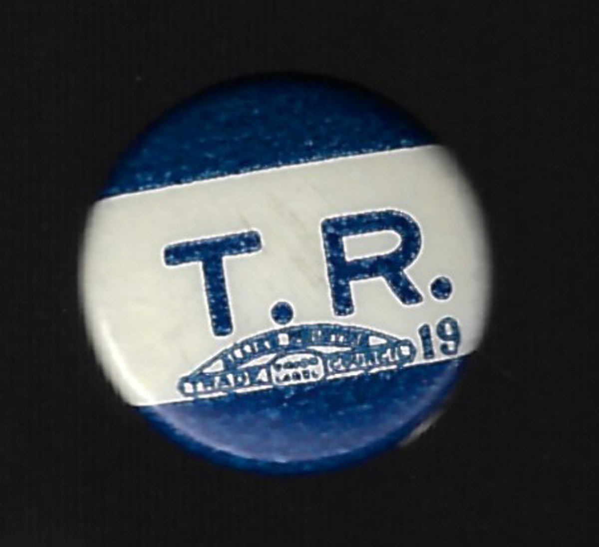 1912 Teddy Roosevelt Progressive Bull Moose Prez Campaign Stud w/ Just Initials